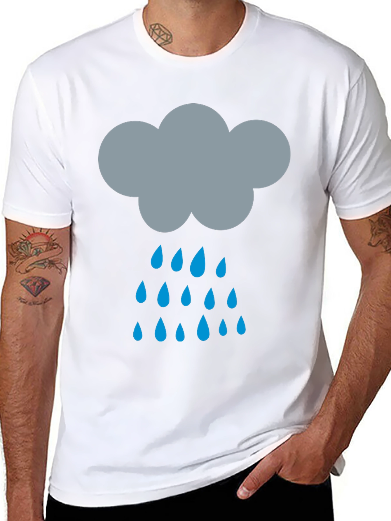 Rainy Day Cloud Graphic Tee