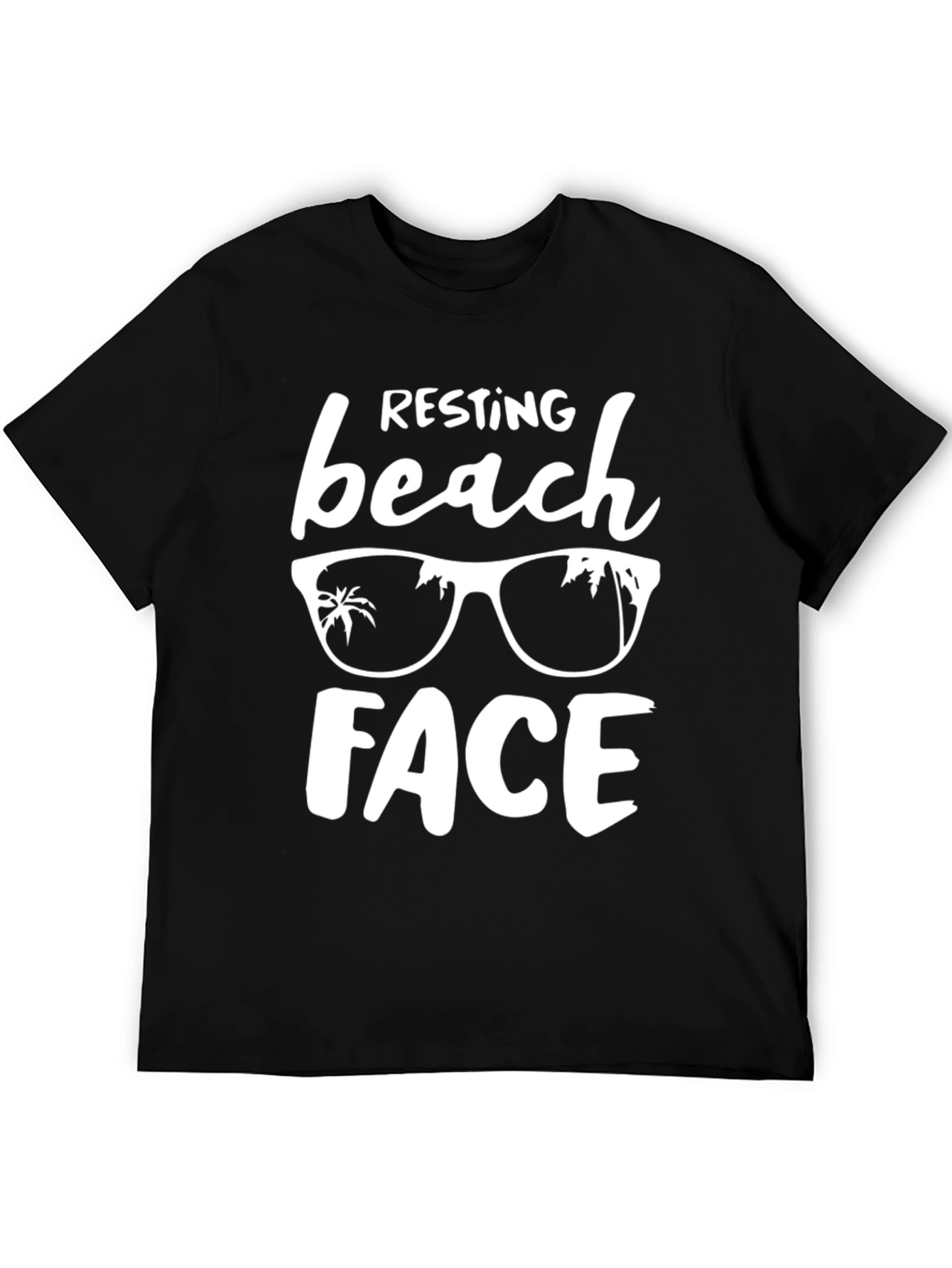Resting Beach Face T-Shirt - Vacation Ready!