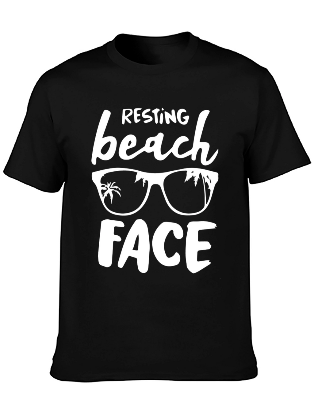 Resting Beach Face T-Shirt - Vacation Ready!