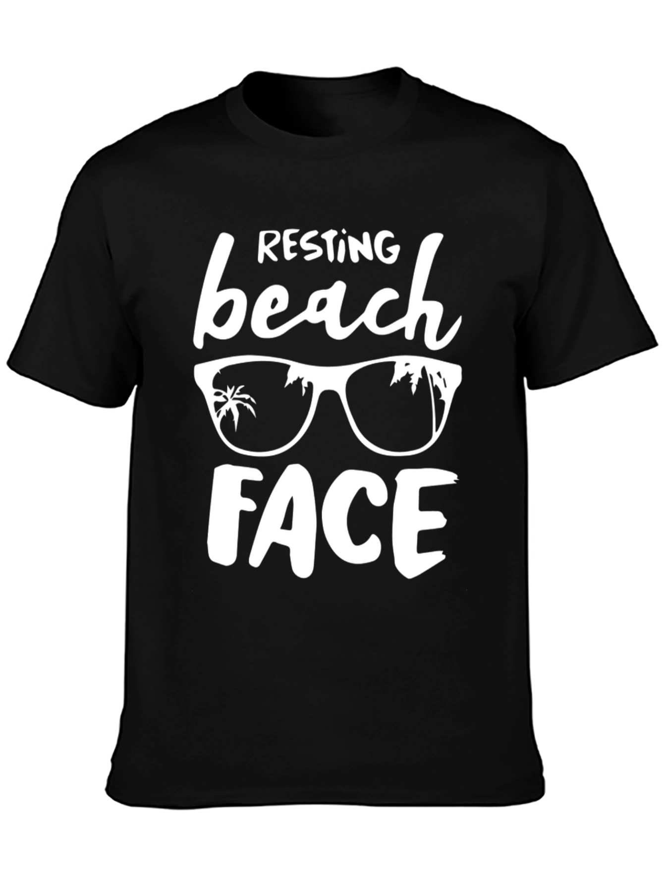 Resting Beach Face T-Shirt - Vacation Ready!