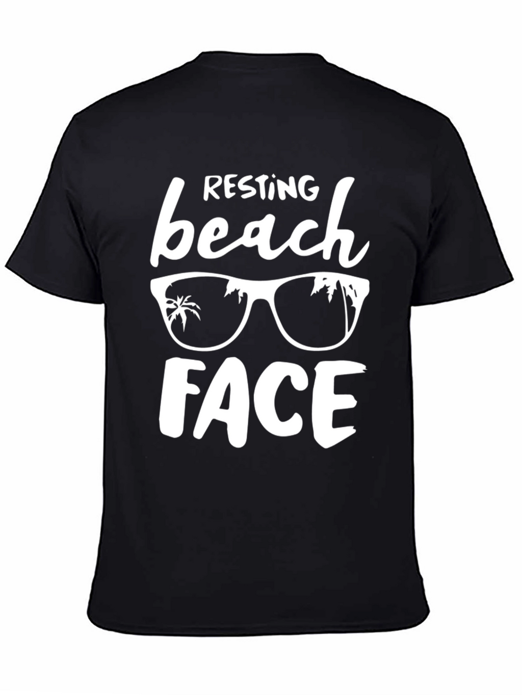 Resting Beach Face T-Shirt - Vacation Ready!