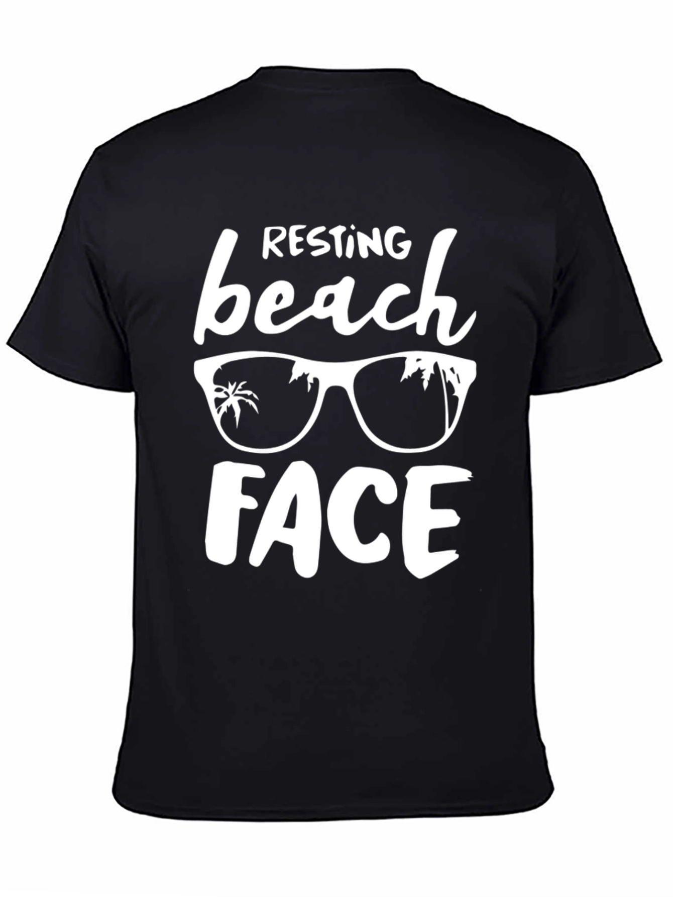Resting Beach Face T-Shirt - Vacation Ready!