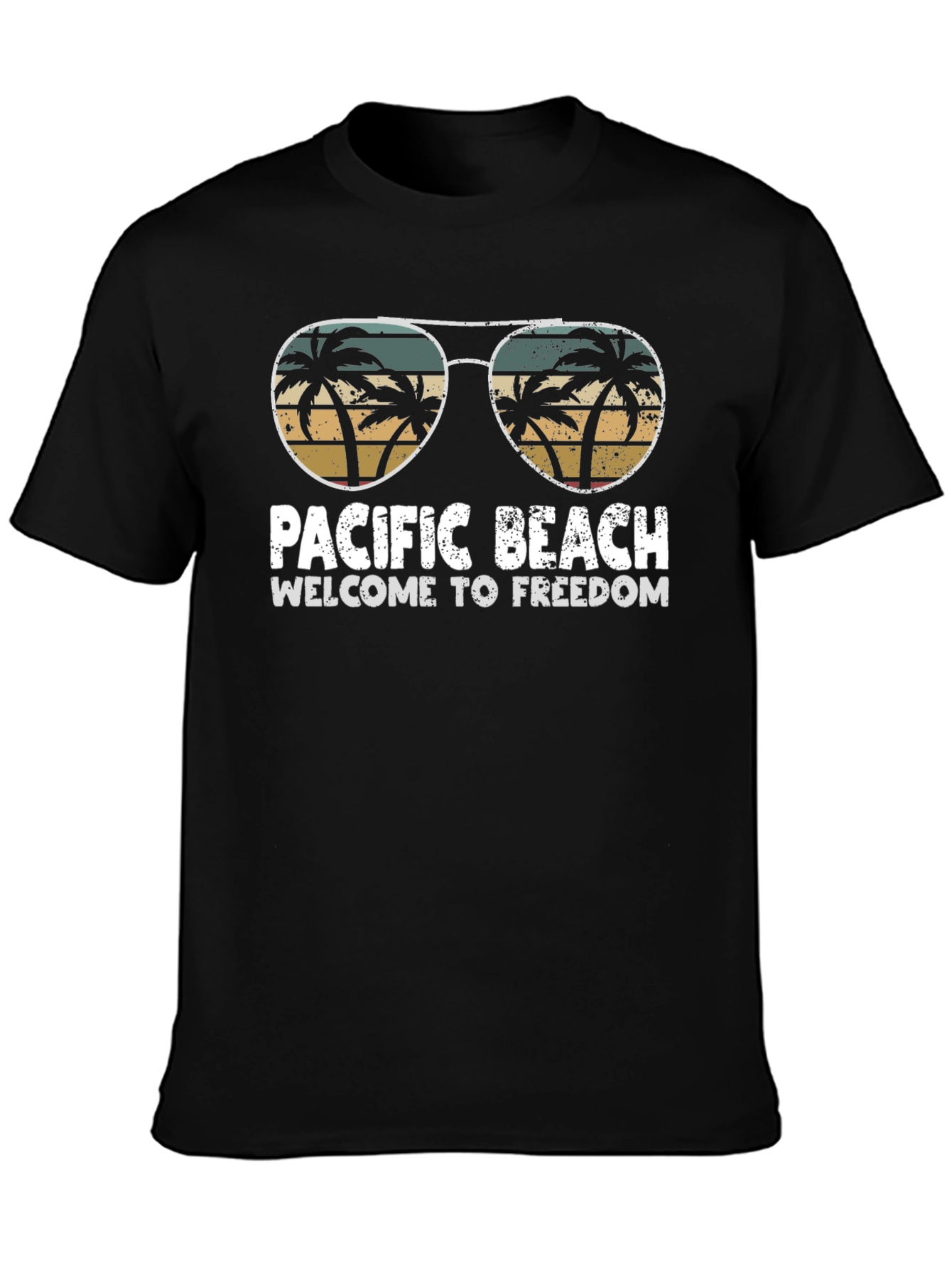Pacific Beach T-Shirt - Welcome to Freedom