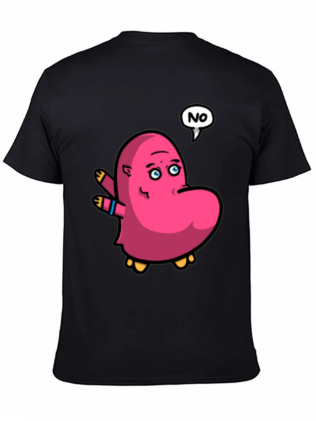 Cartoon NO Graphic Tee