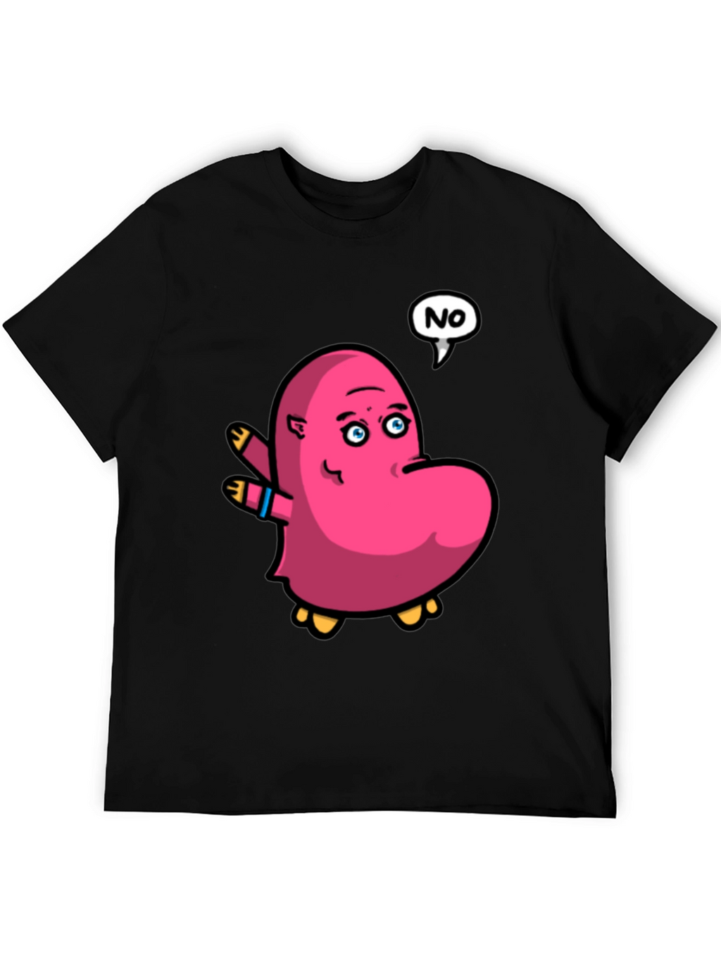 Cartoon NO Graphic Tee
