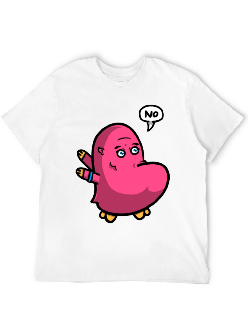 Cartoon NO Graphic Tee