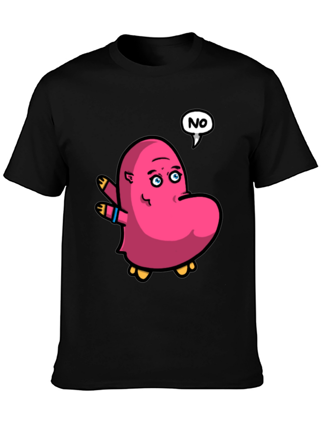 Cartoon NO Graphic Tee