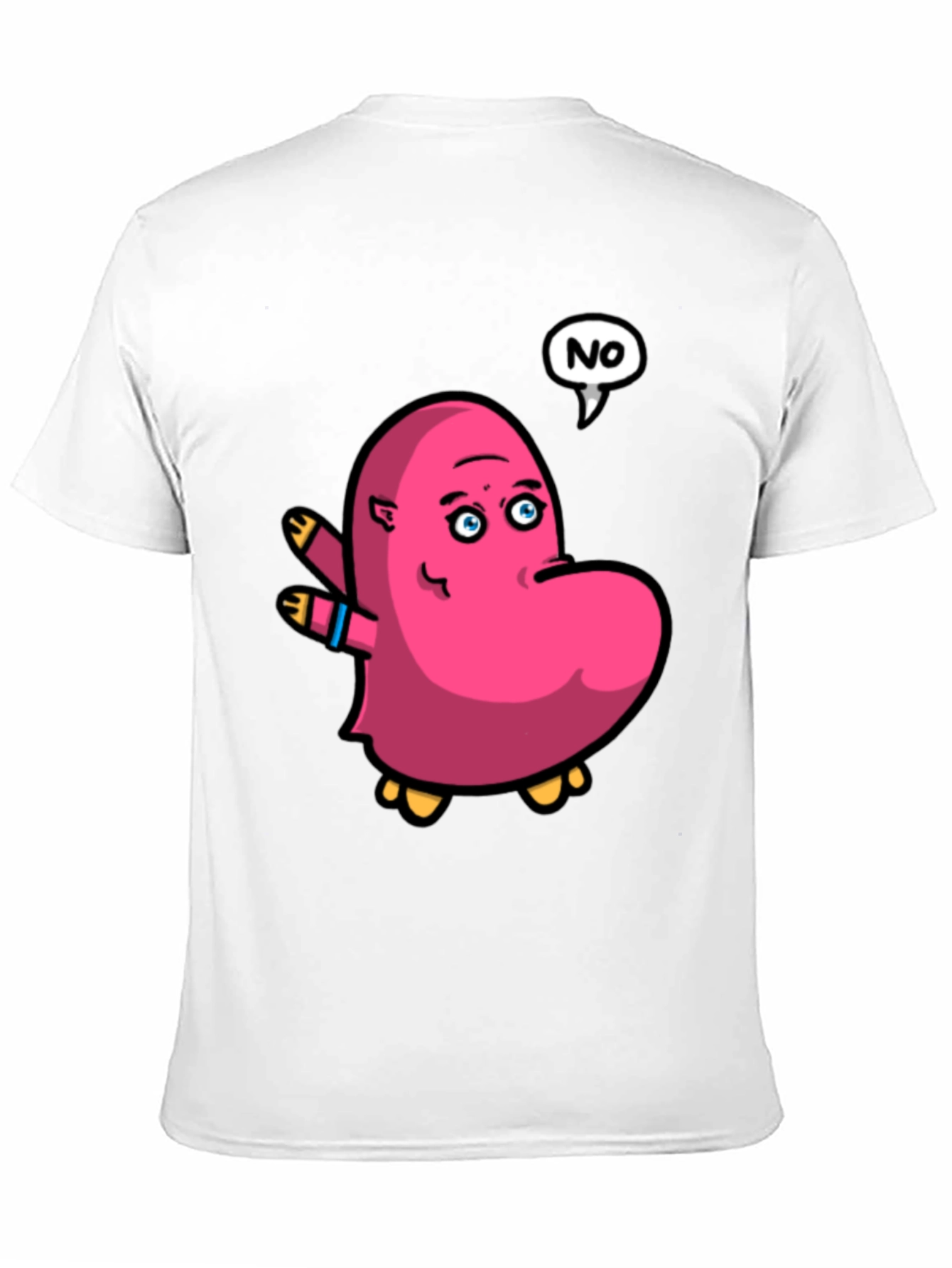 Cartoon NO Graphic Tee