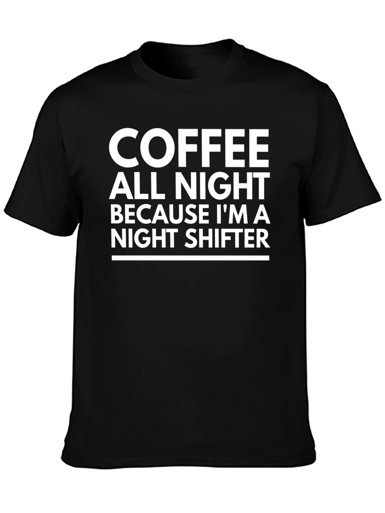 Coffee All Night Night Shifter Tee