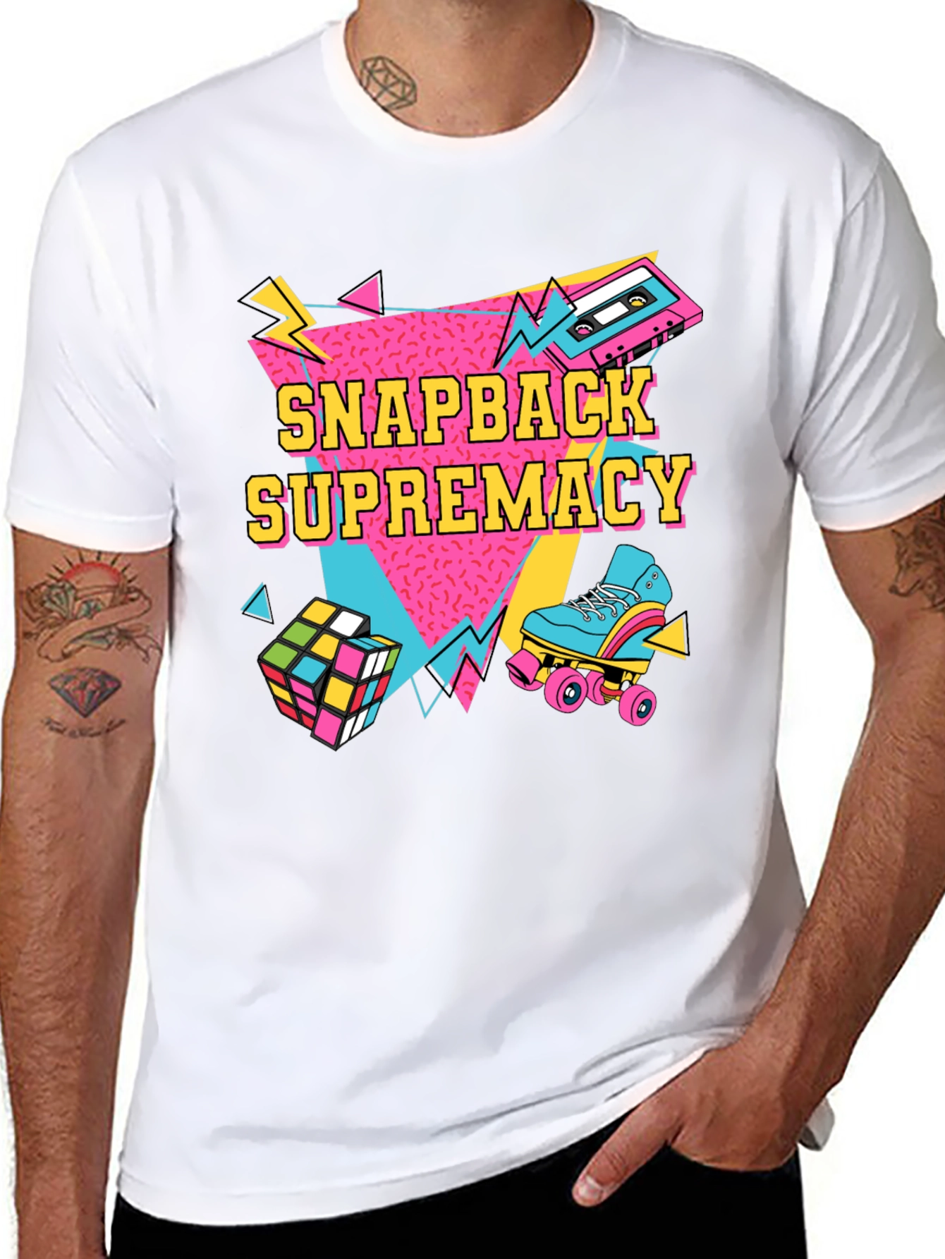 Retro Snapback Supremacy T-Shirt - 80s Throwback Style