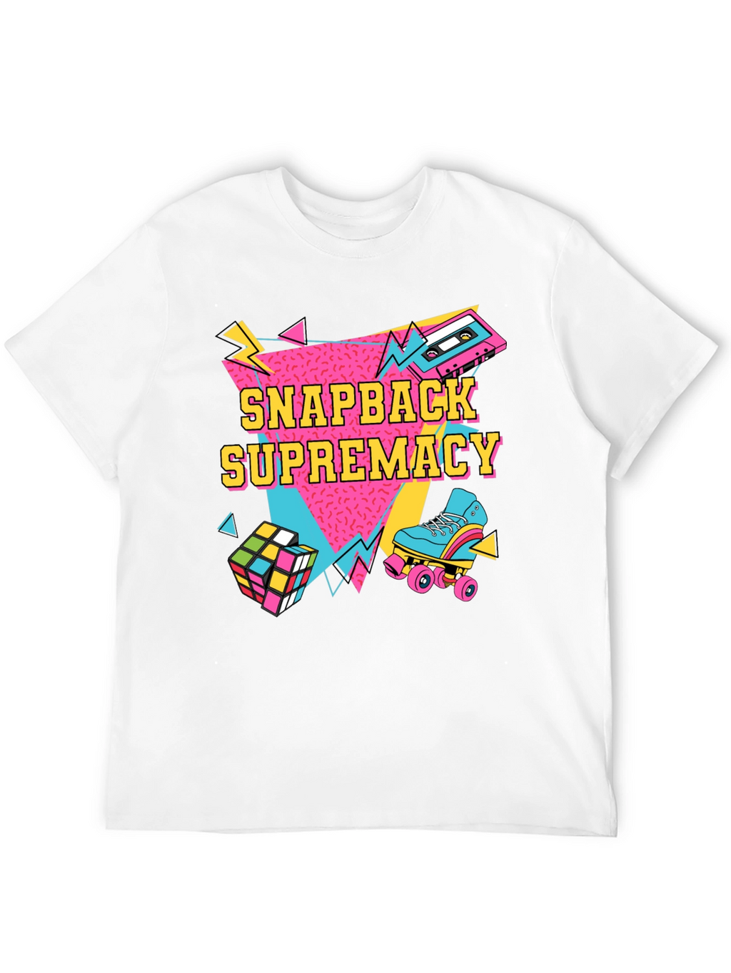 Retro Snapback Supremacy T-Shirt - 80s Throwback Style