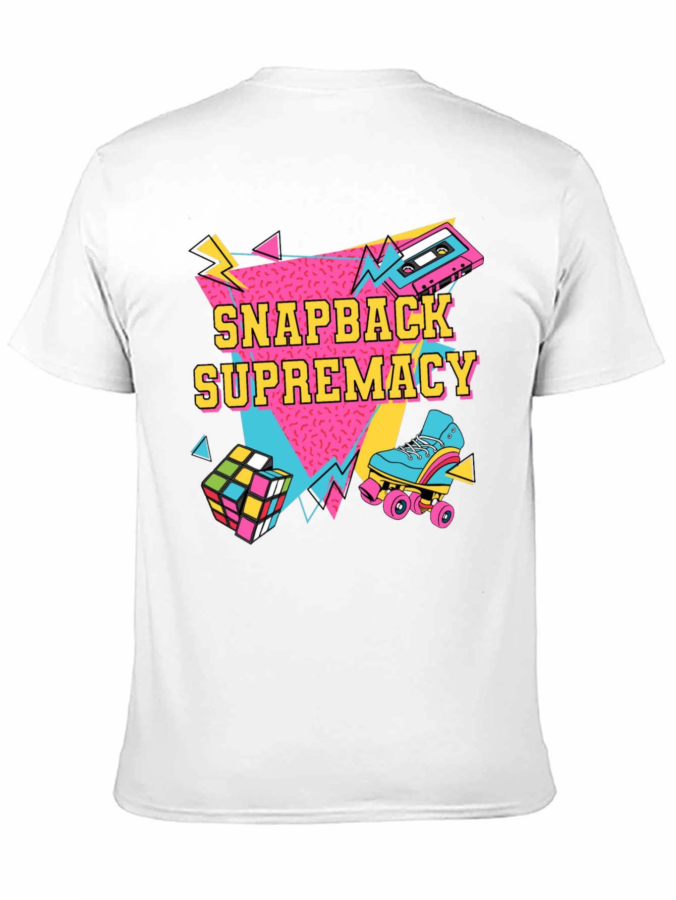Retro Snapback Supremacy T-Shirt - 80s Throwback Style