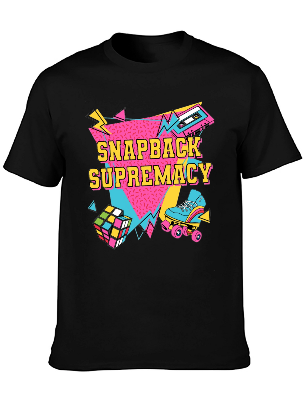 Retro Snapback Supremacy T-Shirt - 80s Throwback Style