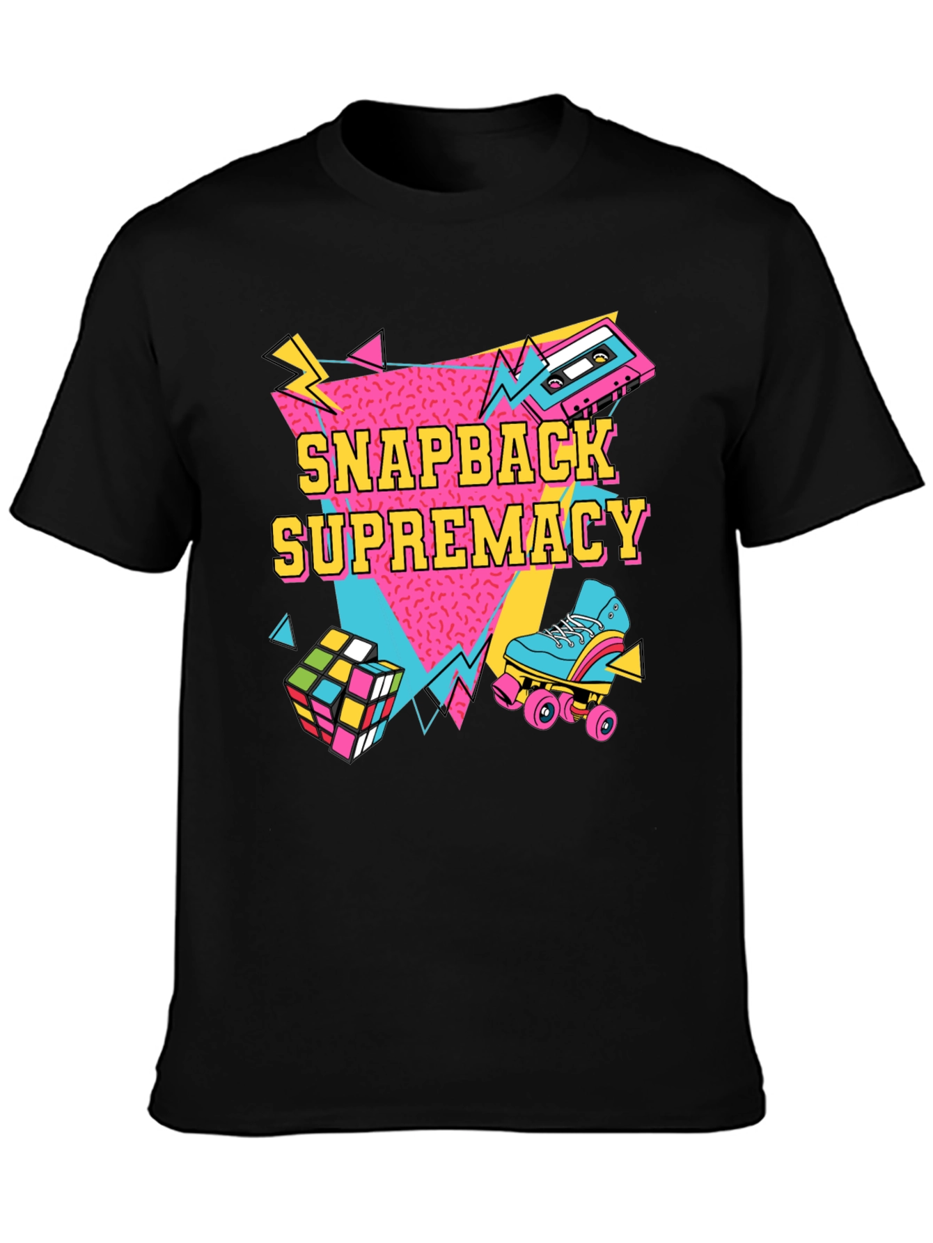 Retro Snapback Supremacy T-Shirt - 80s Throwback Style