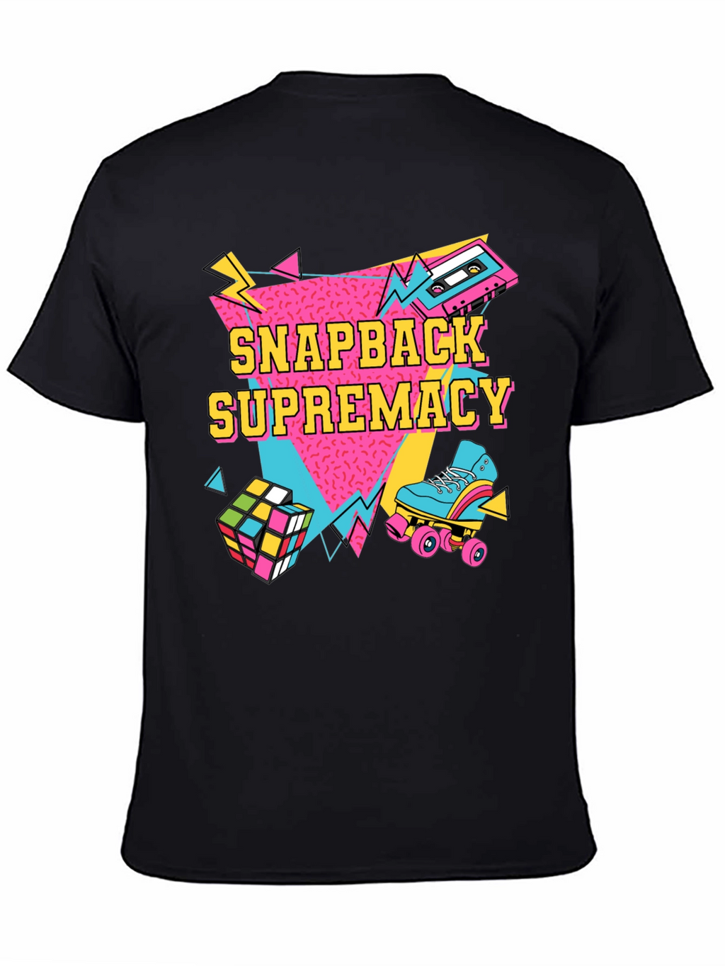 Retro Snapback Supremacy T-Shirt - 80s Throwback Style