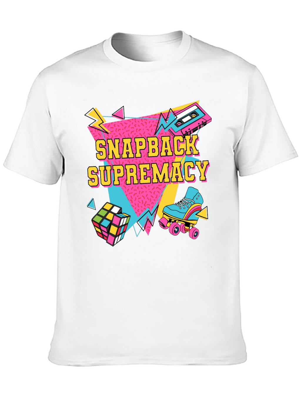 Retro Snapback Supremacy T-Shirt - 80s Throwback Style