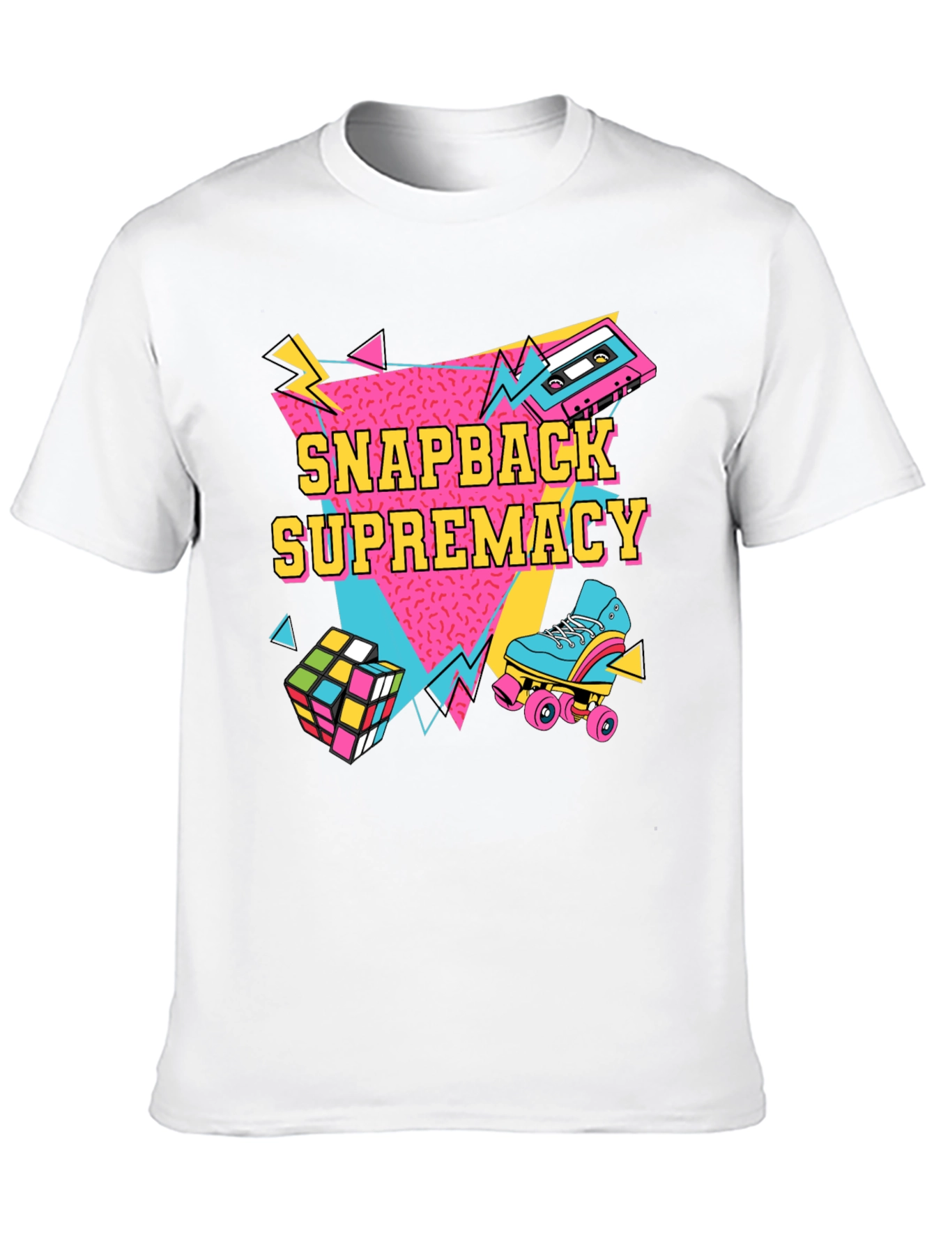 Retro Snapback Supremacy T-Shirt - 80s Throwback Style