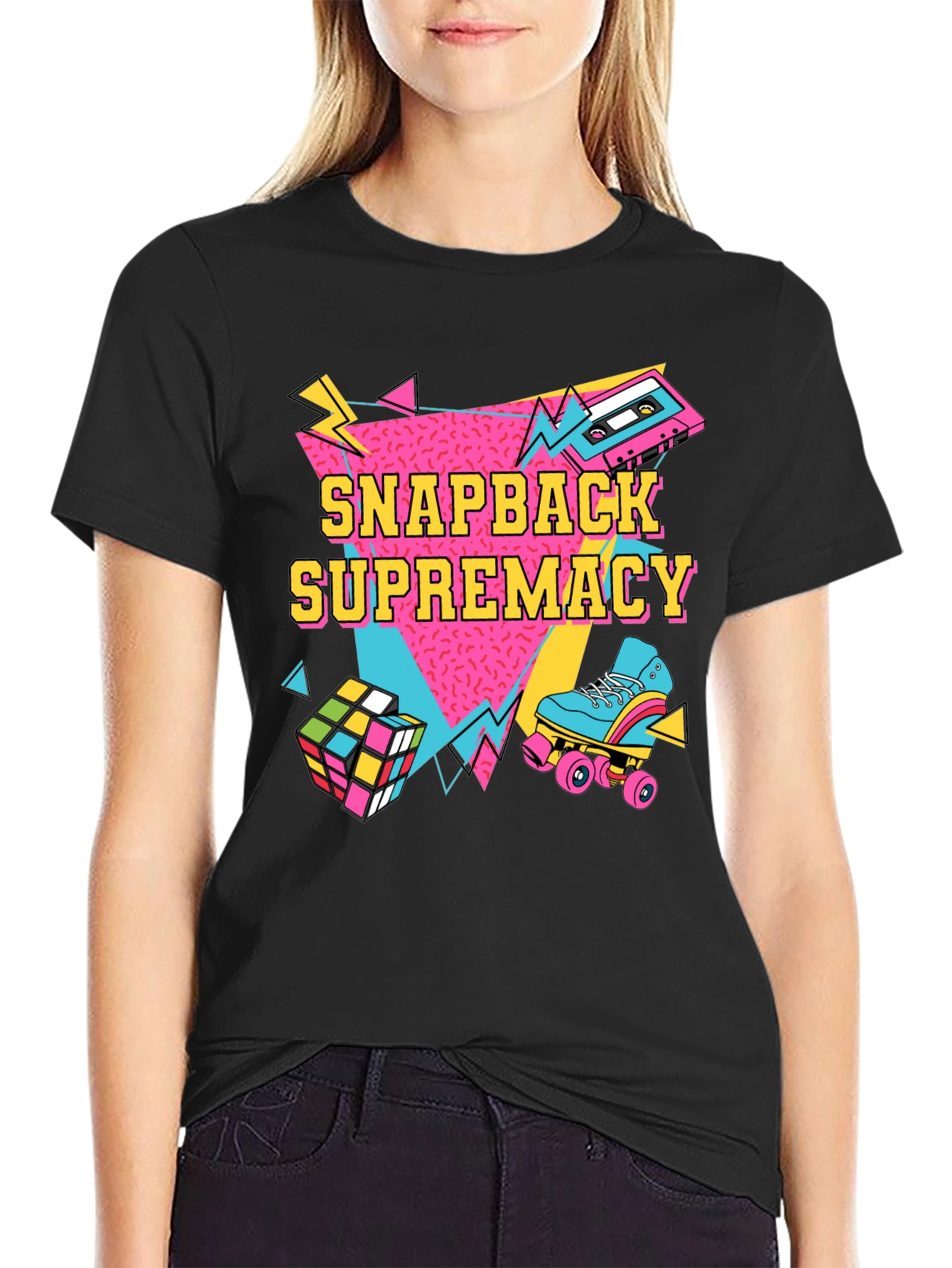 Retro Snapback Supremacy T-Shirt - 80s Throwback Style