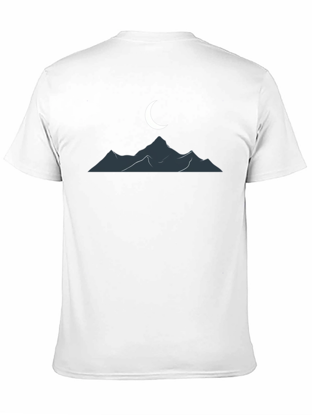 Mountain Moon Graphic T-Shirt - Classic Black Tee