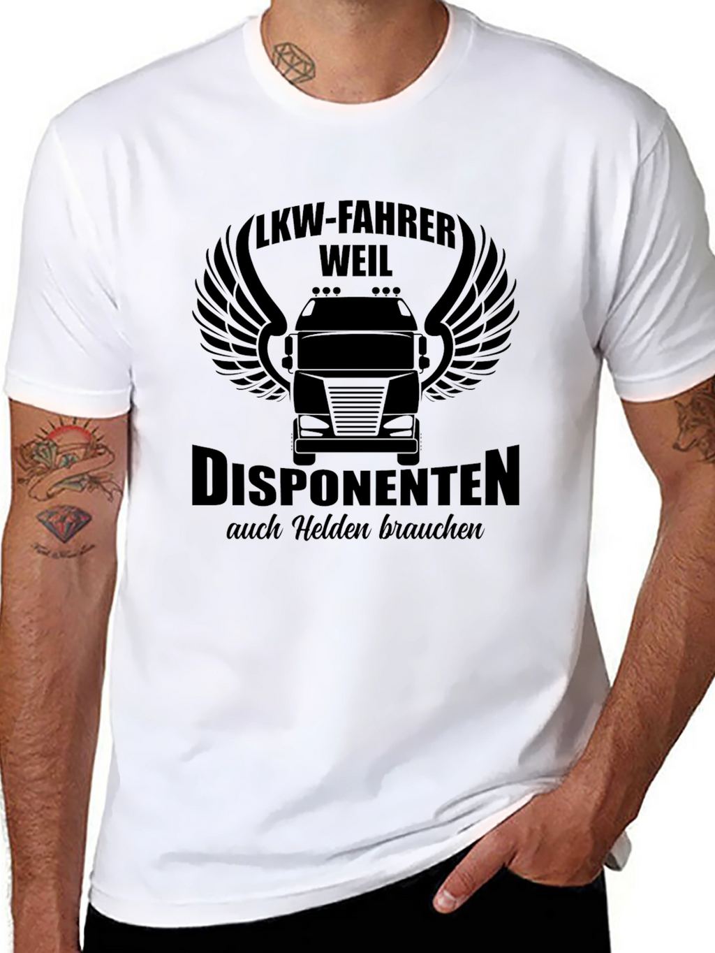 Truck Driver T-Shirt - Disponenten auch Helden brauchen