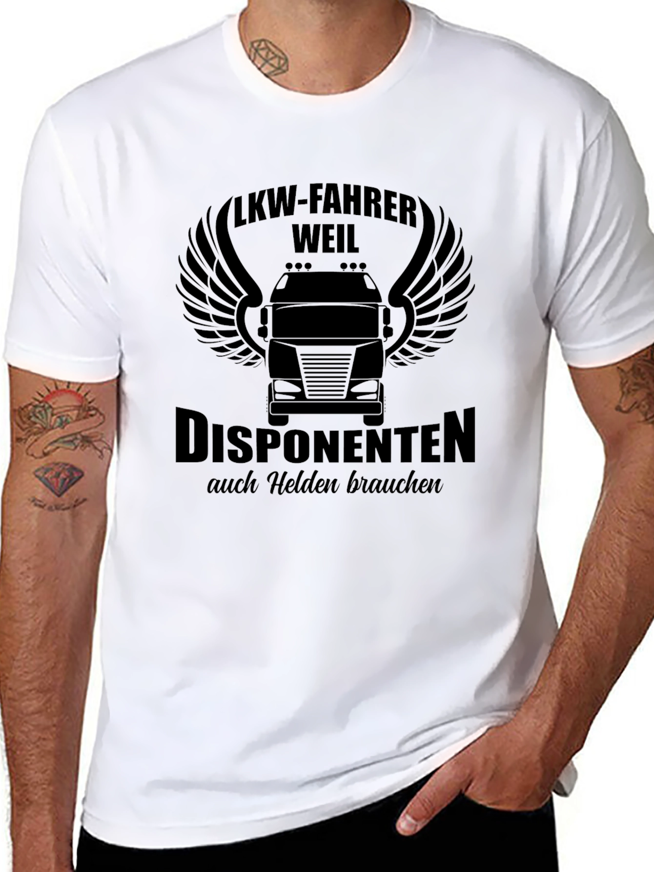 Truck Driver T-Shirt - Disponenten auch Helden brauchen