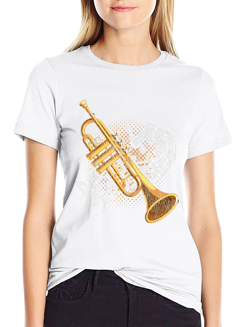 Trumpet Music Note T-Shirt
