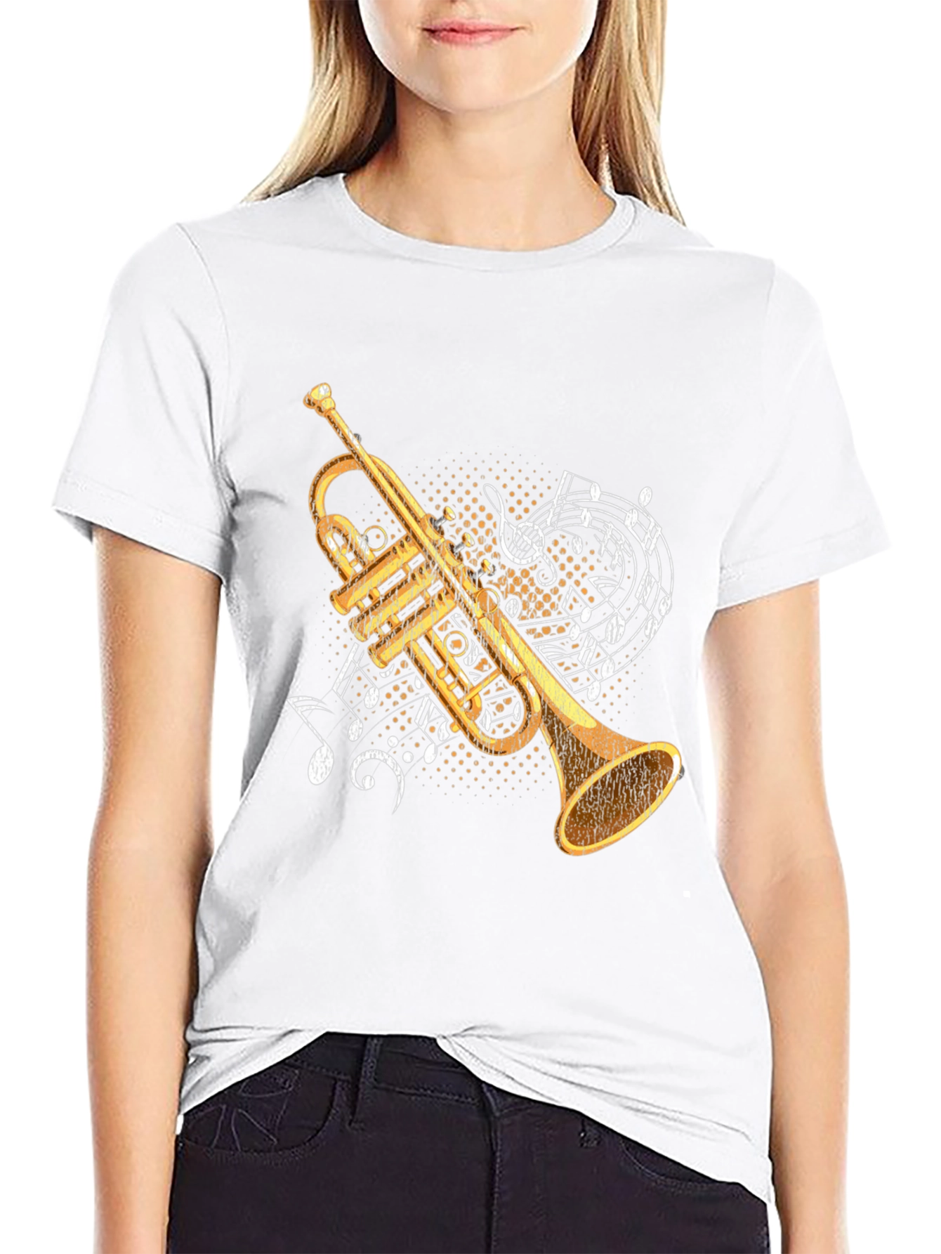Trumpet Music Note T-Shirt