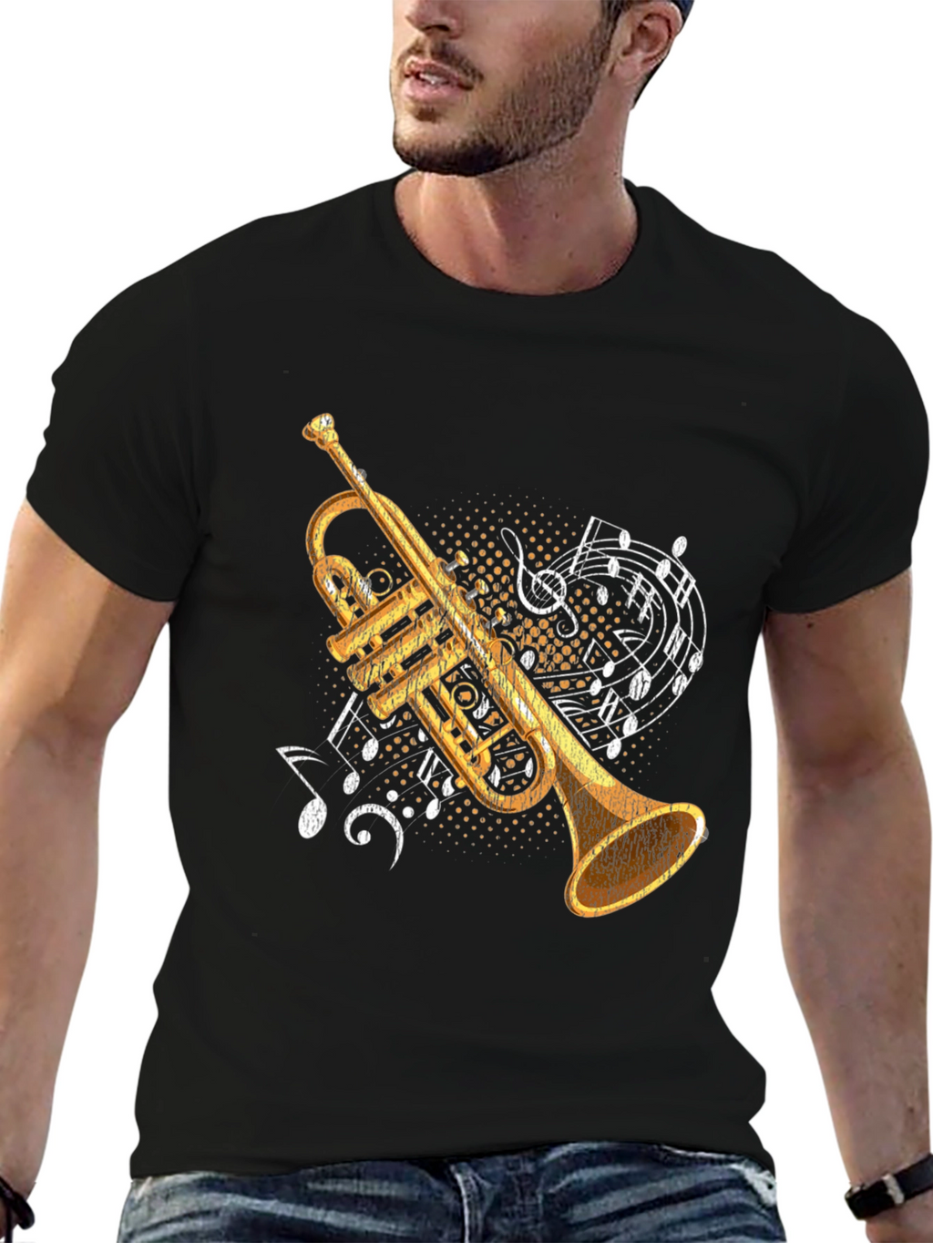 Trumpet Music Note T-Shirt