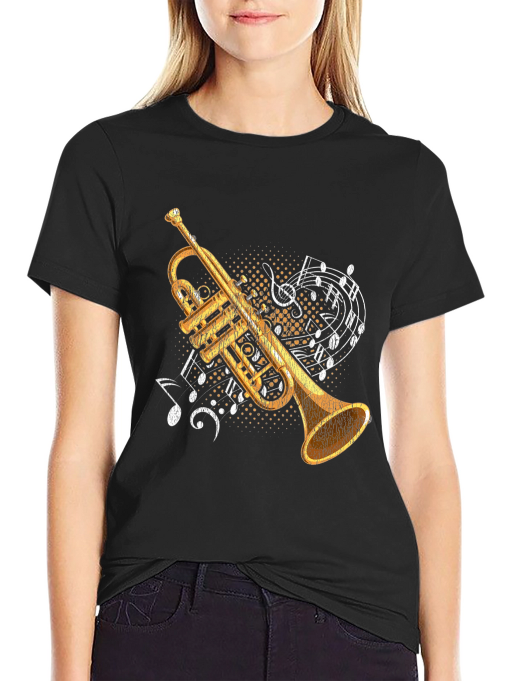 Trumpet Music Note T-Shirt