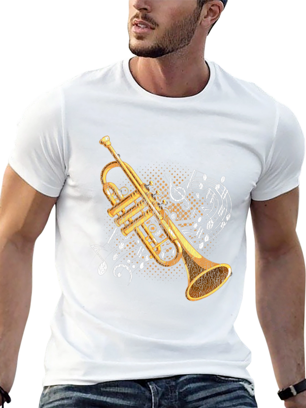 Trumpet Music Note T-Shirt