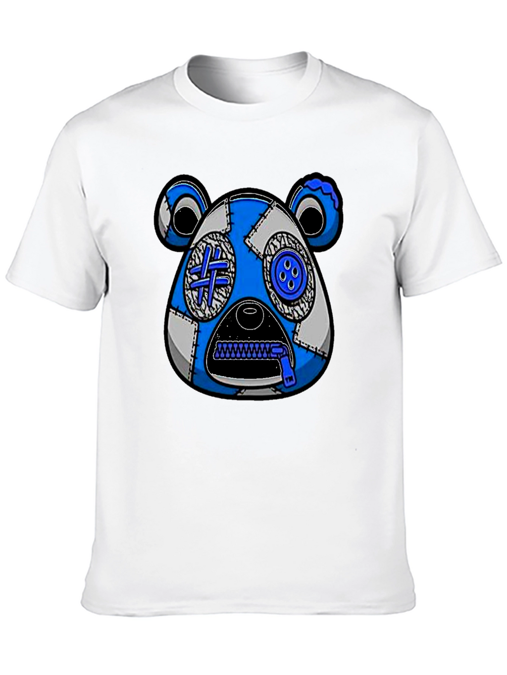 Blue Bear Graphic Tee - Unique Streetwear