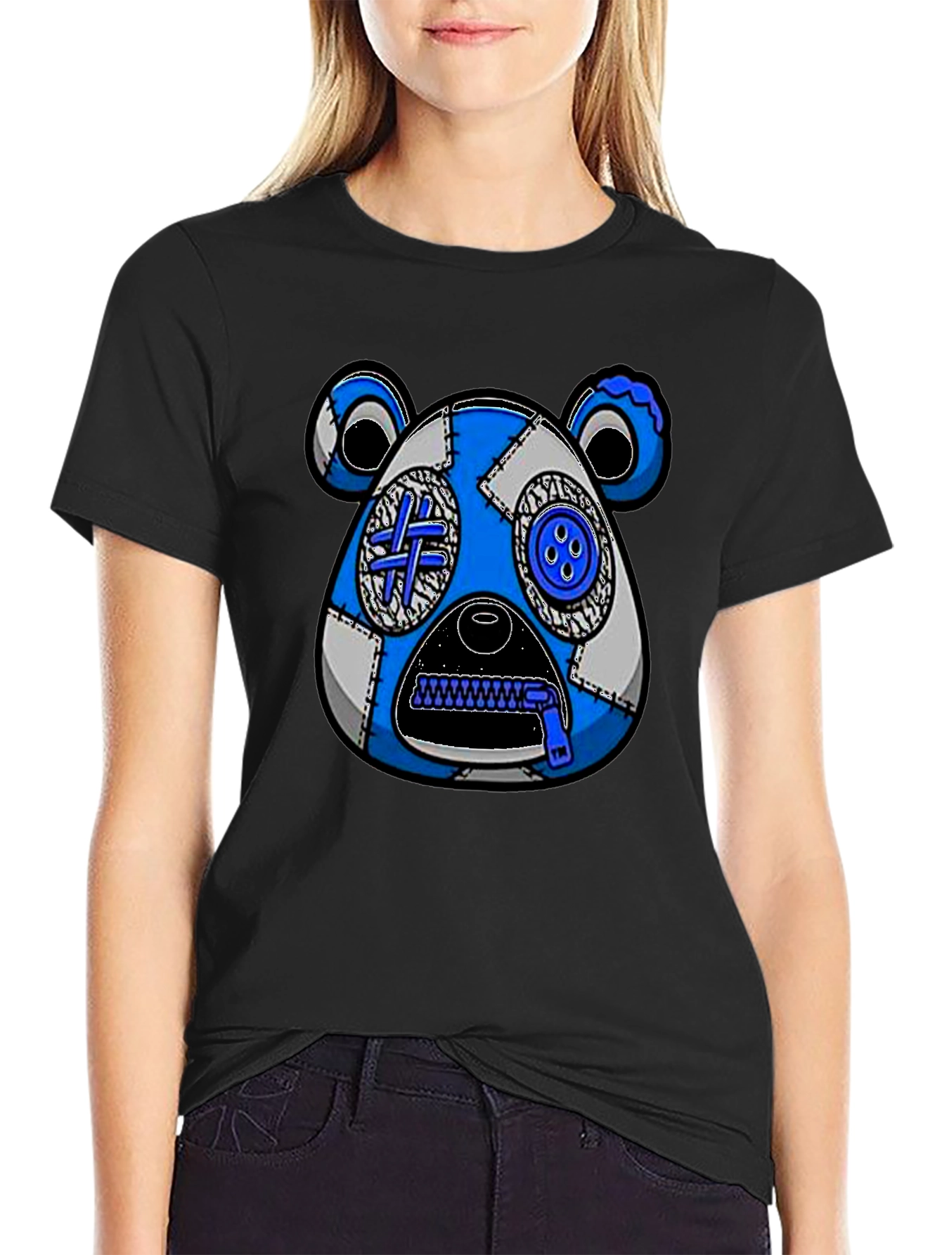Blue Bear Graphic Tee - Unique Streetwear