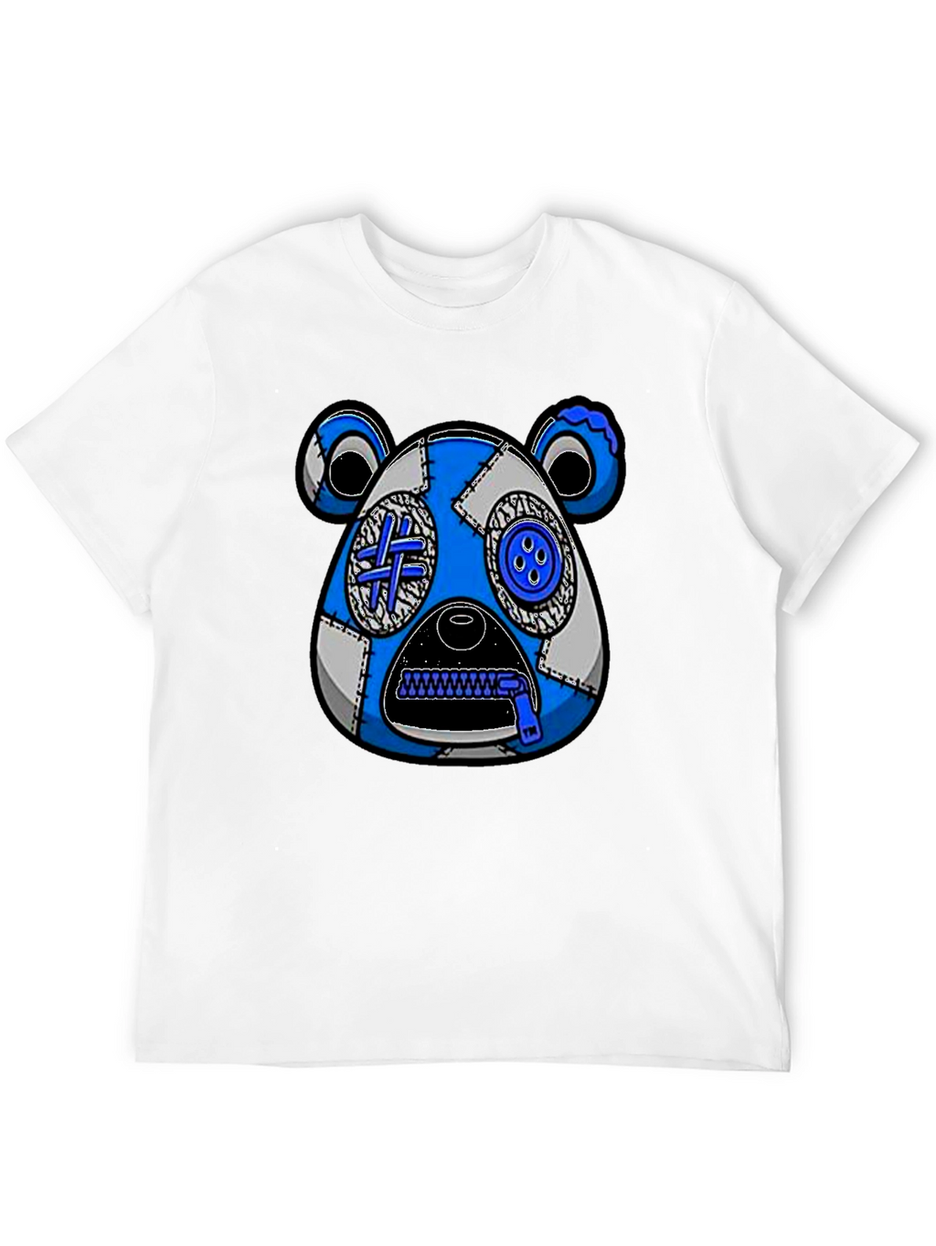 Blue Bear Graphic Tee - Unique Streetwear