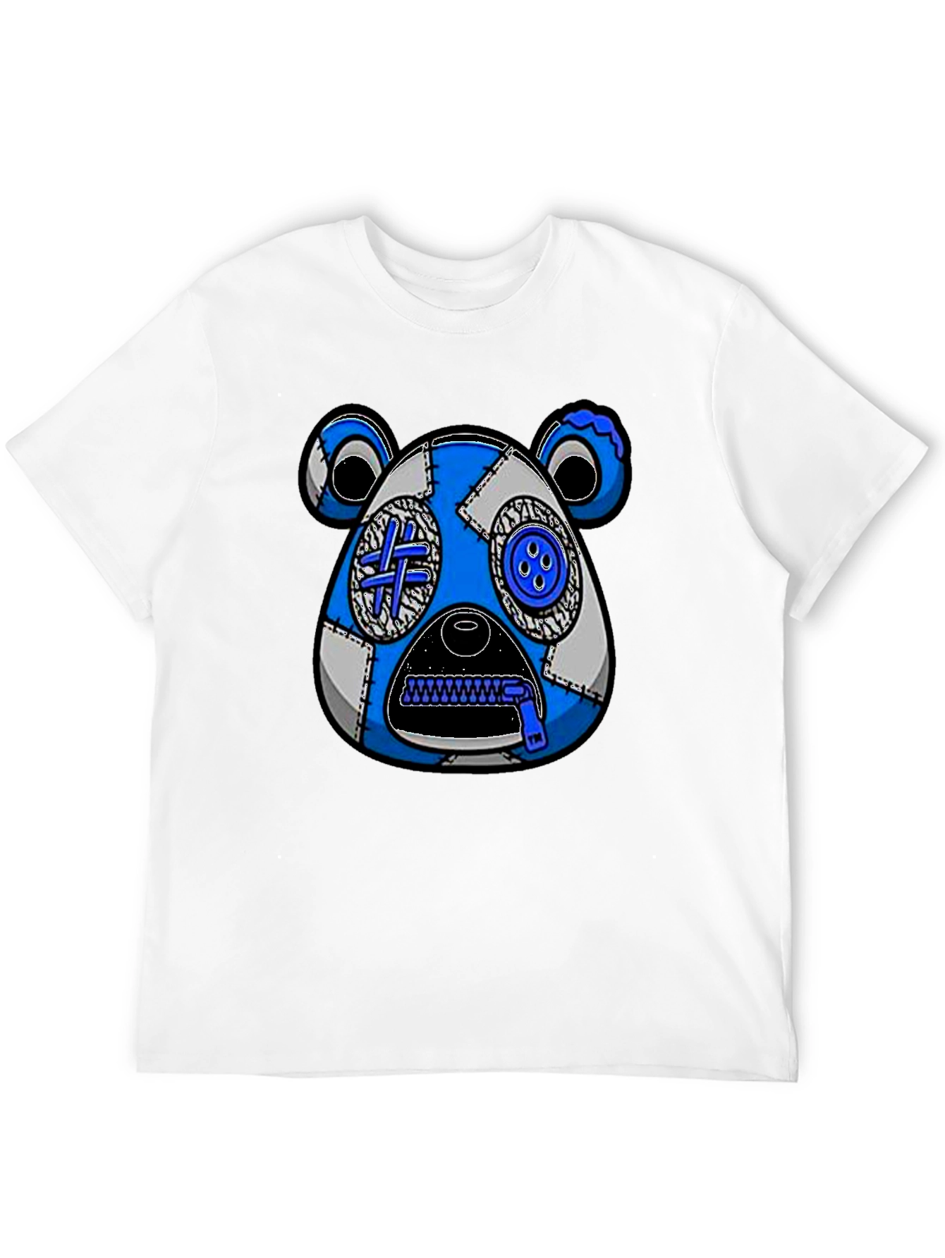 Blue Bear Graphic Tee - Unique Streetwear