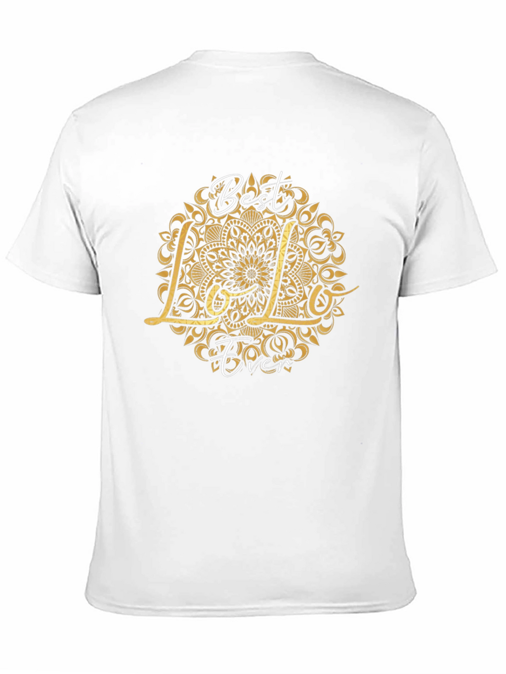 Best Lolo Ever Graphic T-Shirt - Black Crew Neck