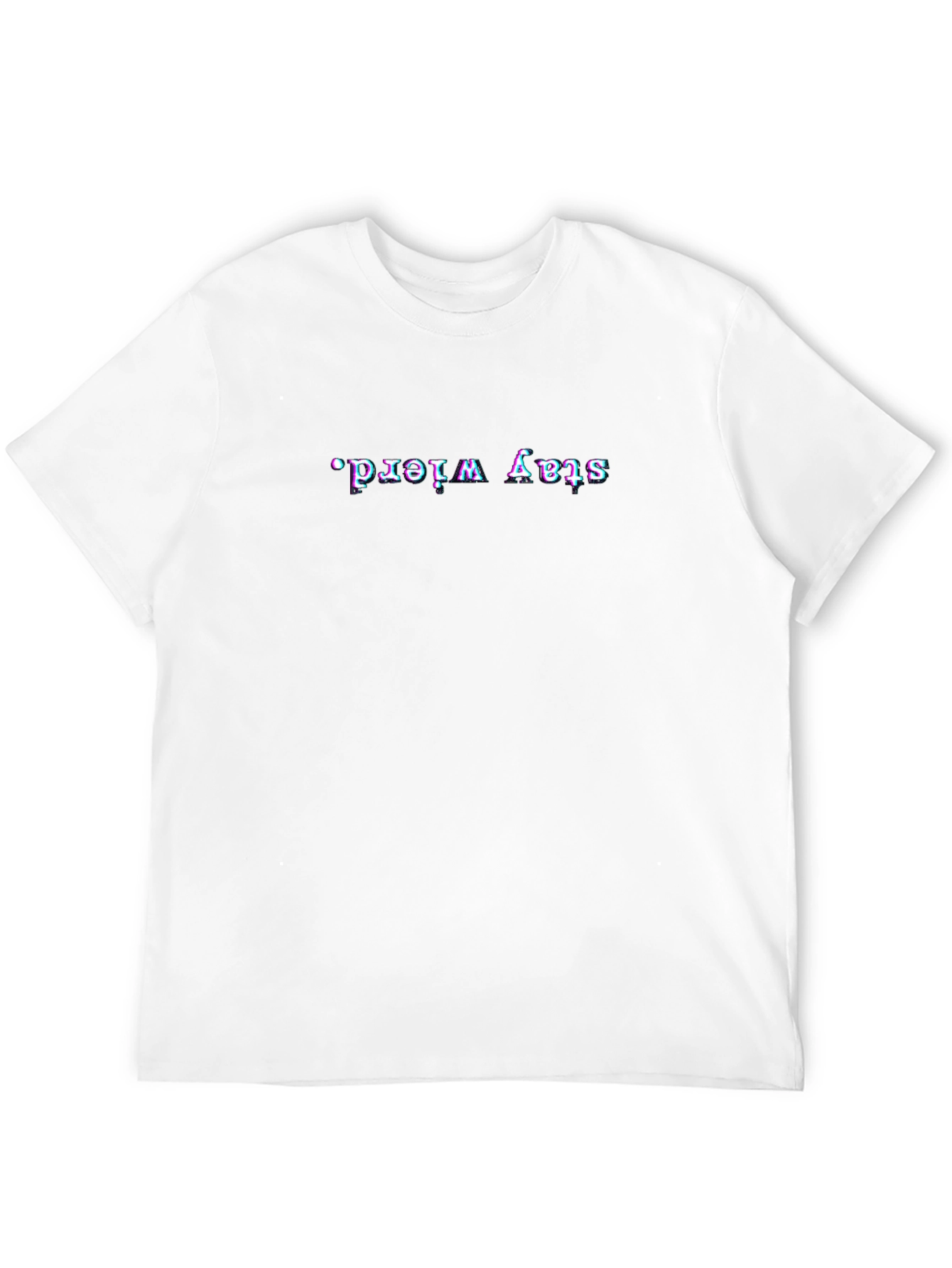 Stay Weird Black Graphic Tee