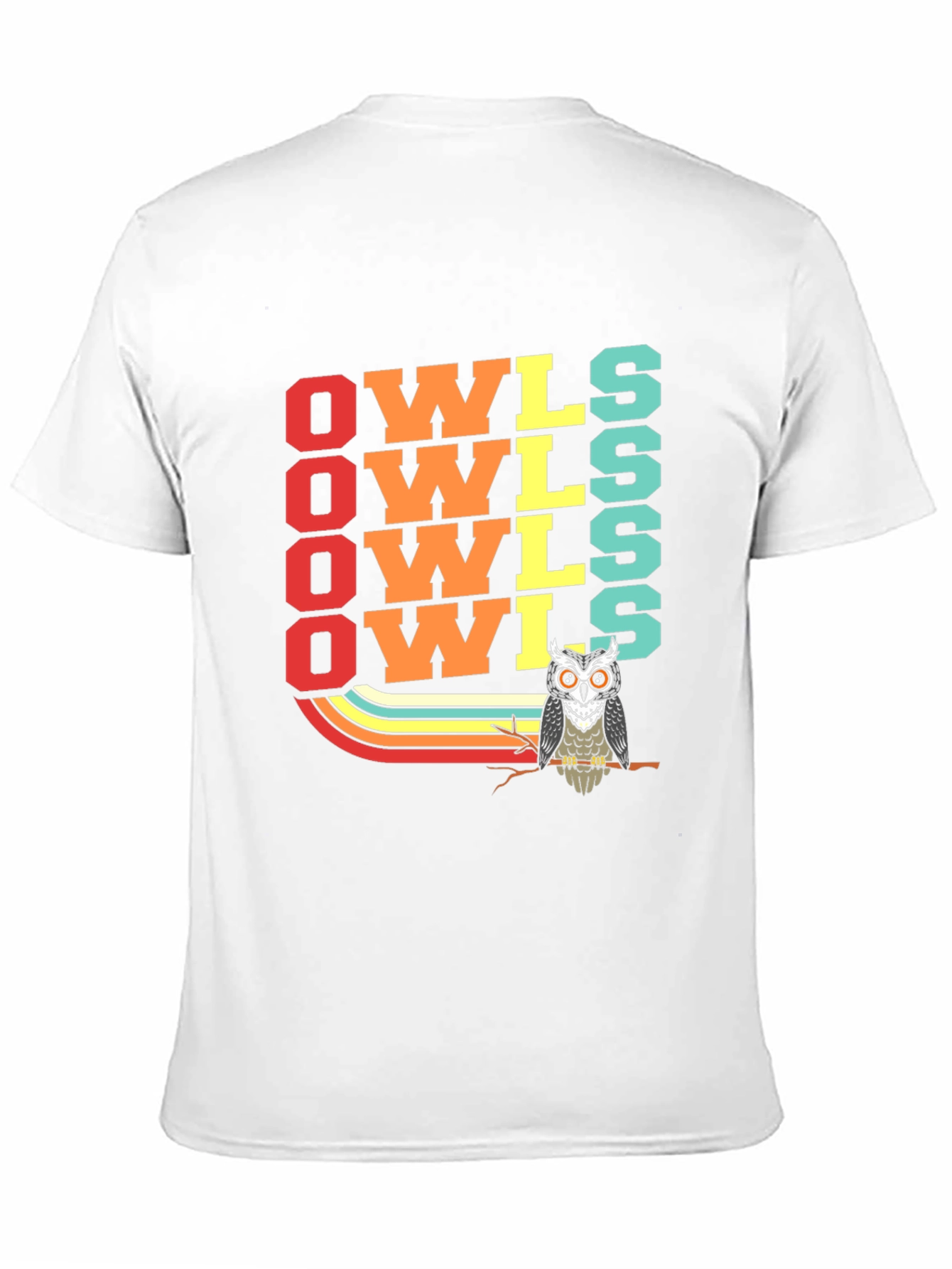Retro Owls Graphic Tee - Unique Bird Lover Gift
