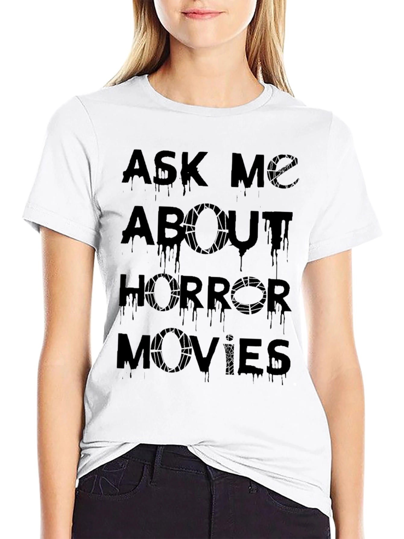 Ask Me About Horror Movies Graphic T-Shirt