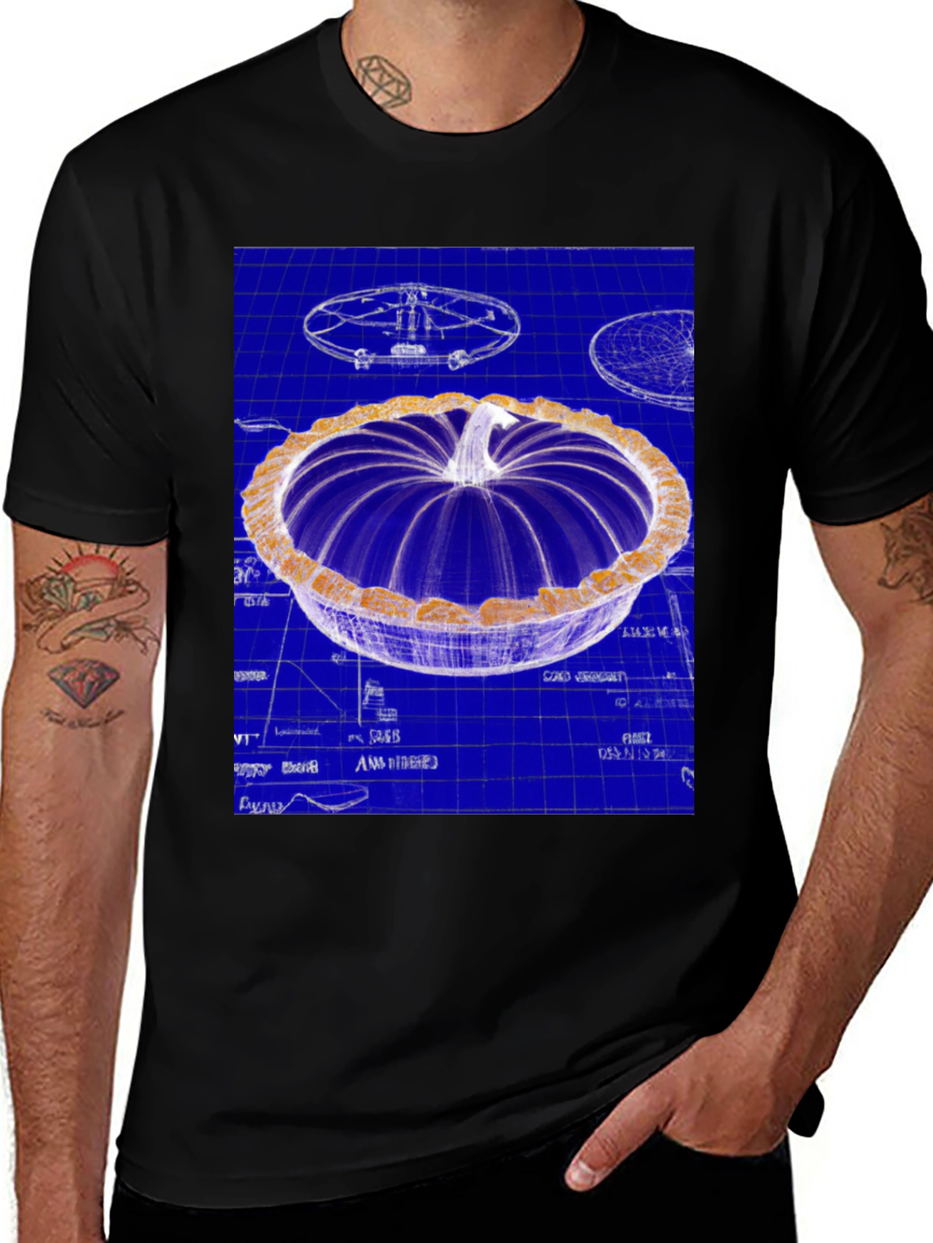 Blueprint Pumpkin Pie Graphic Tee