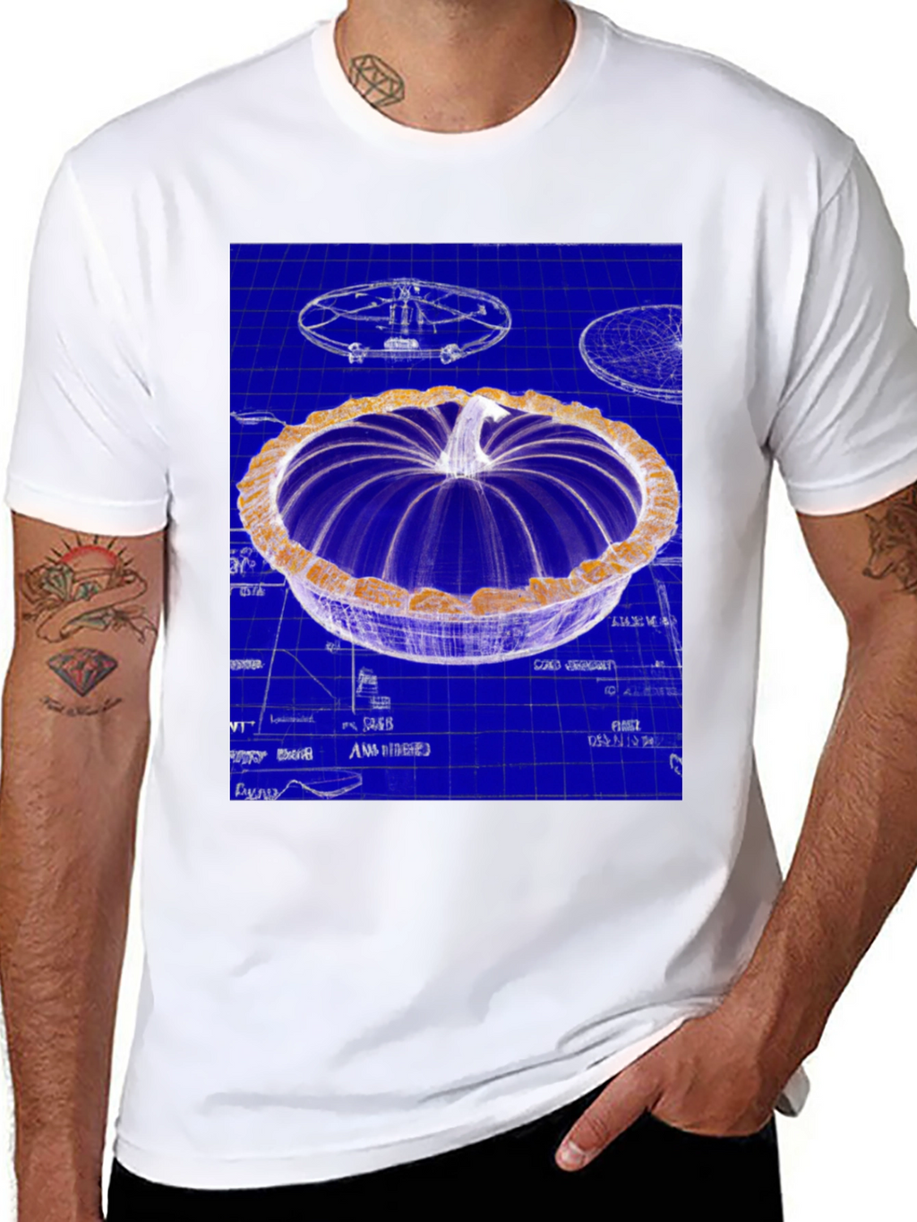 Blueprint Pumpkin Pie Graphic Tee