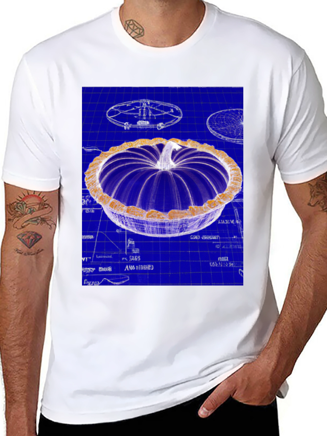 Blueprint Pumpkin Pie Graphic Tee