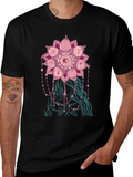 Chakra Mandala Graphic Tee - Stylish Spiritual Design