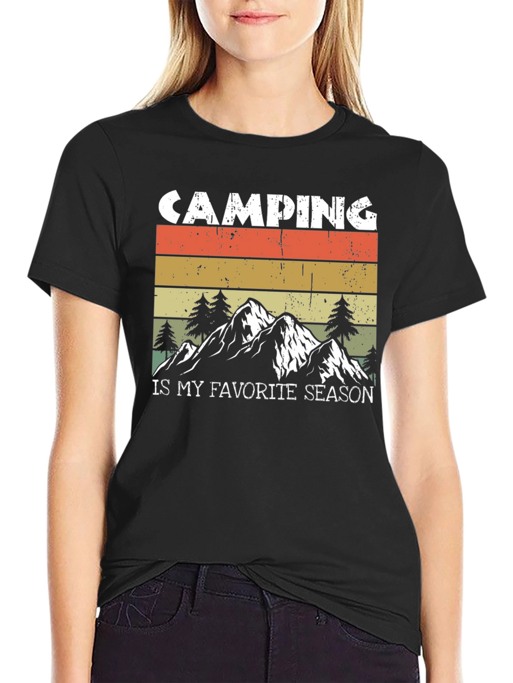 Camping is My Favorite Season Graphic T-Shirt