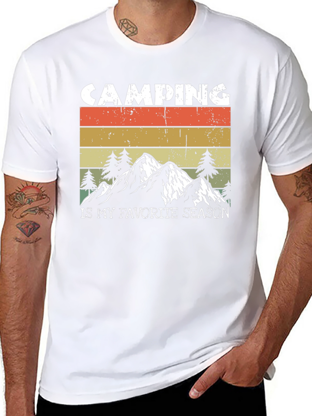 Camping is My Favorite Season Graphic T-Shirt