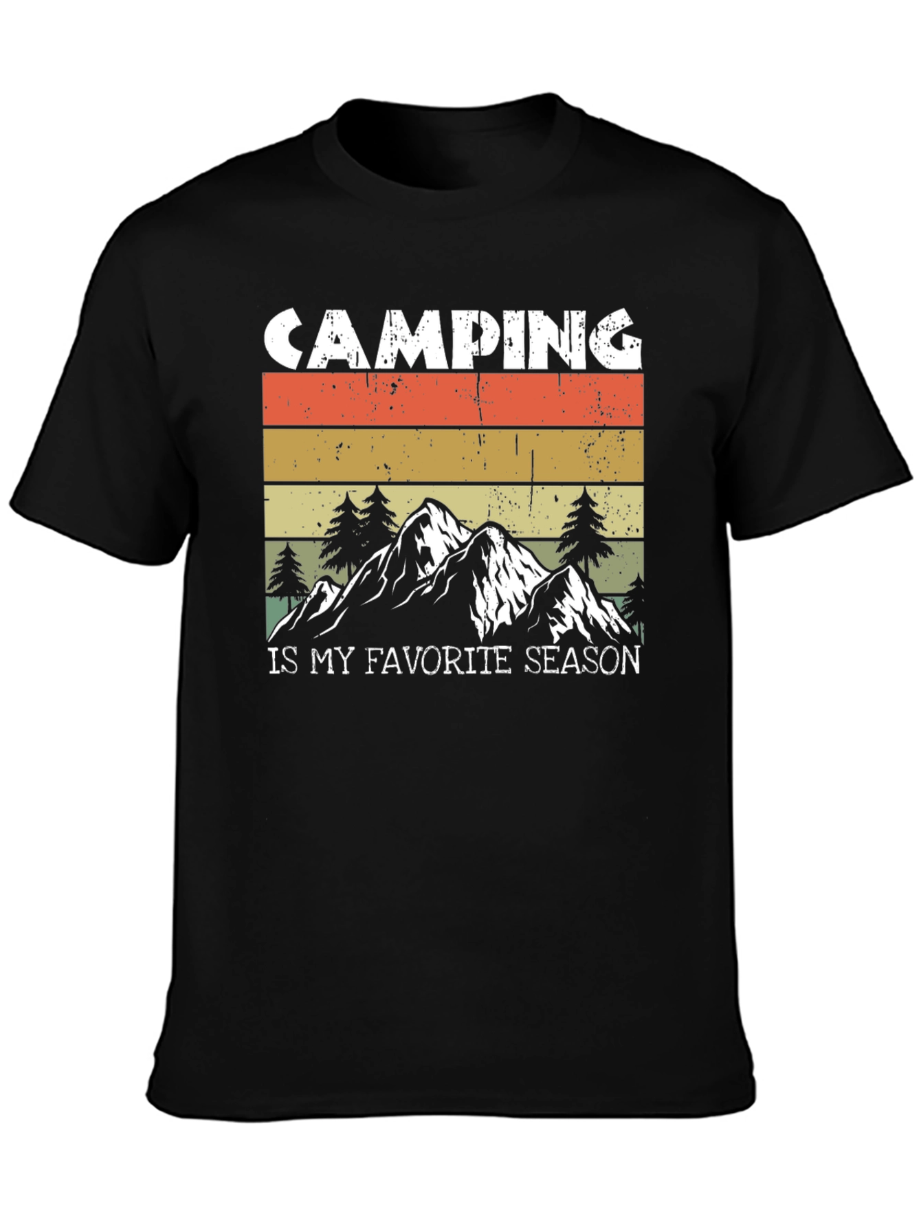 Camping is My Favorite Season Graphic T-Shirt