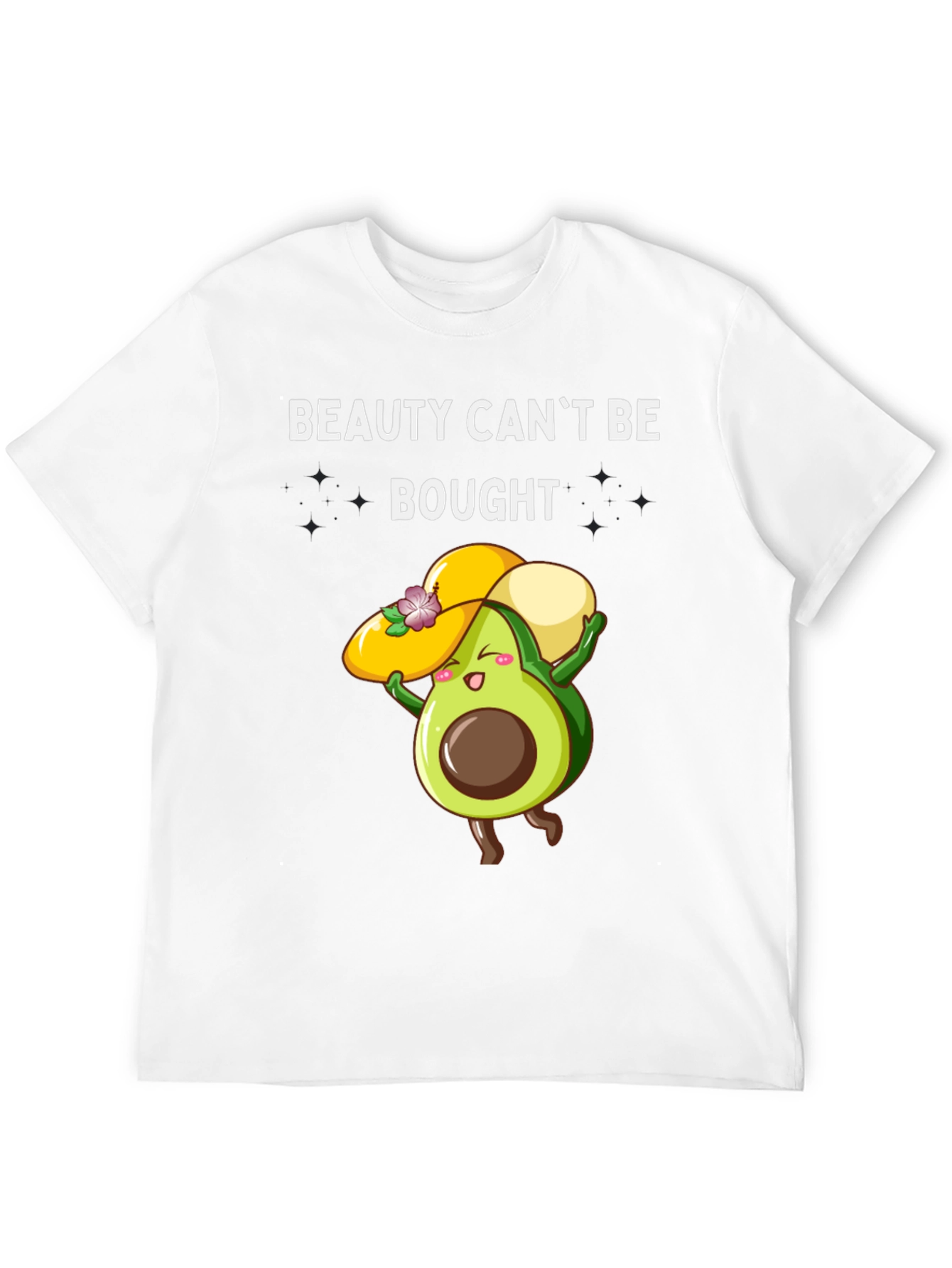 Beauty Cant Be Bought T-Shirt Avocado Graphic