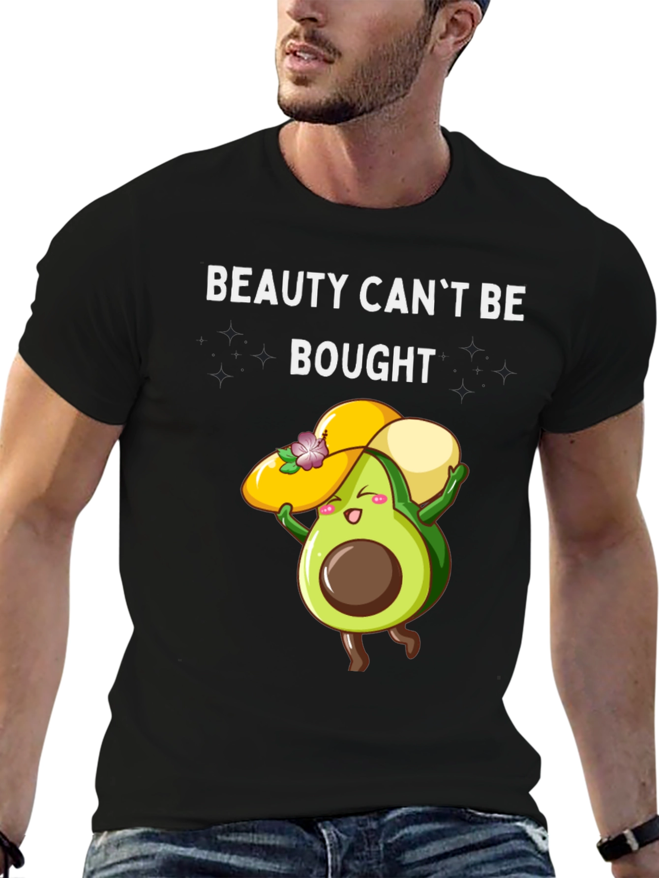 Beauty Cant Be Bought T-Shirt Avocado Graphic