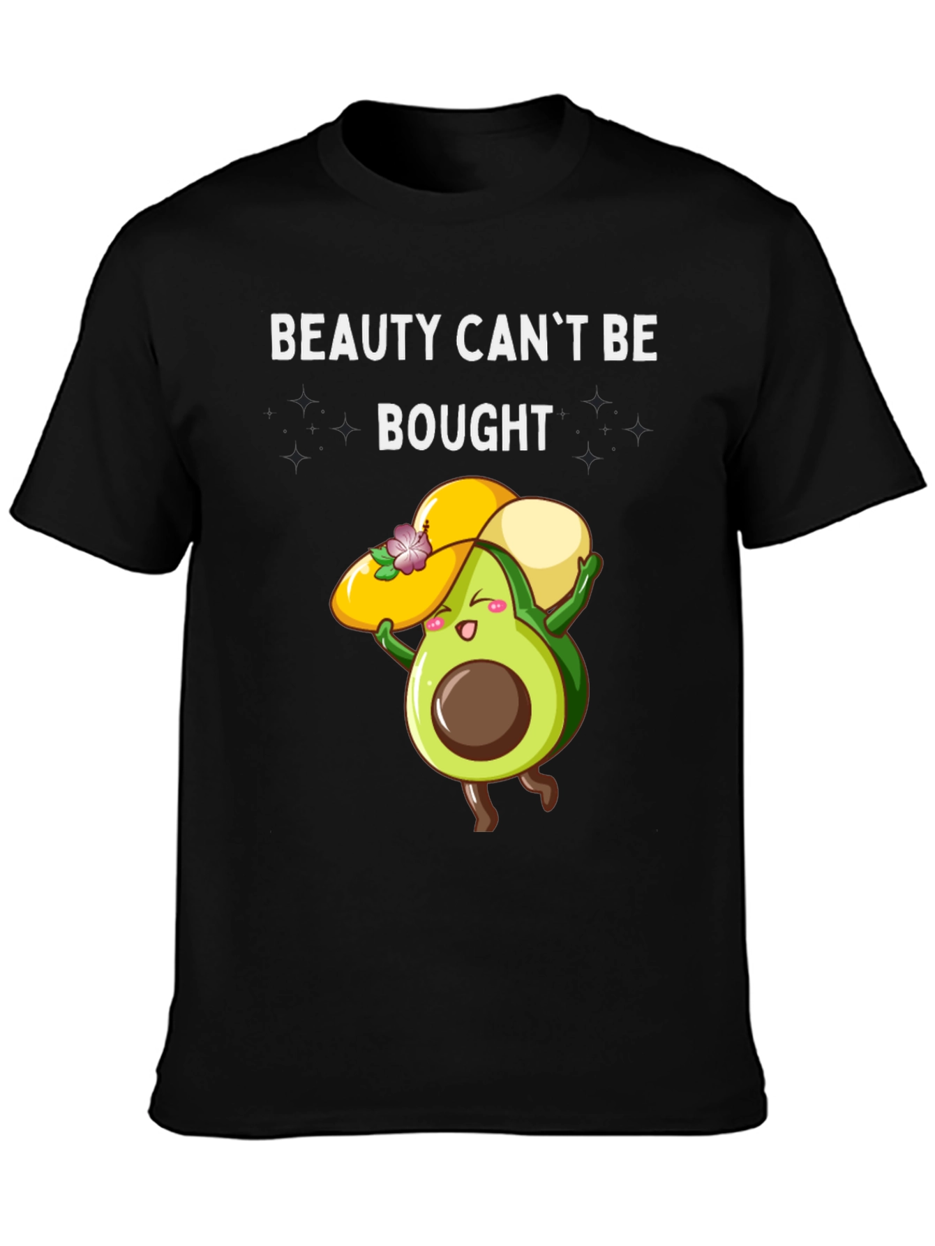 Beauty Cant Be Bought T-Shirt Avocado Graphic