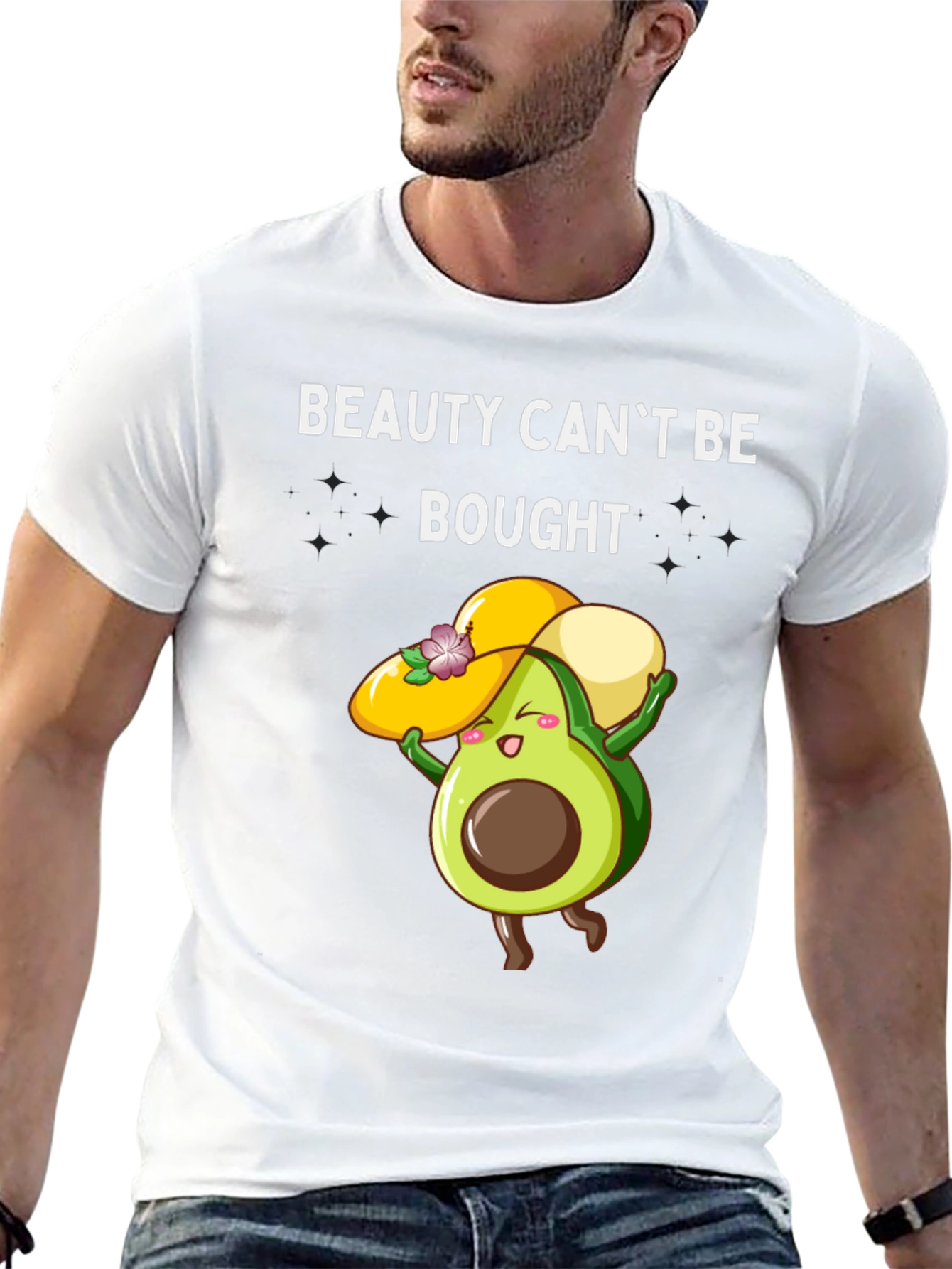 Beauty Cant Be Bought T-Shirt Avocado Graphic