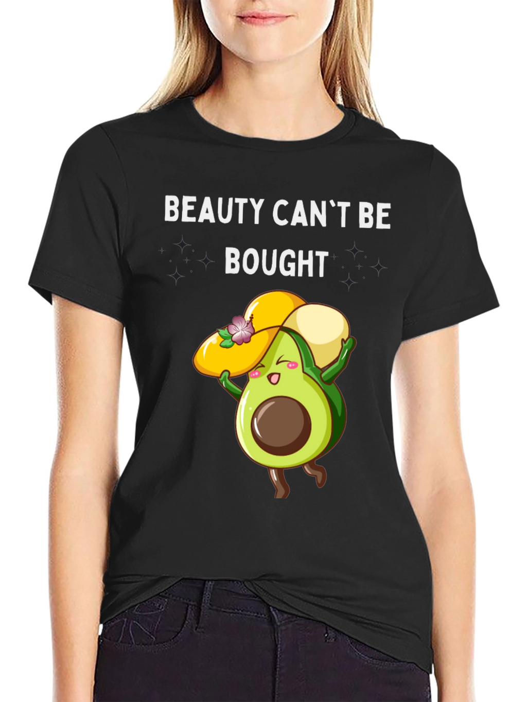 Beauty Cant Be Bought T-Shirt Avocado Graphic